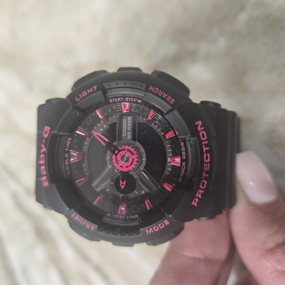 G-Shock Black and Pink Women's Watch